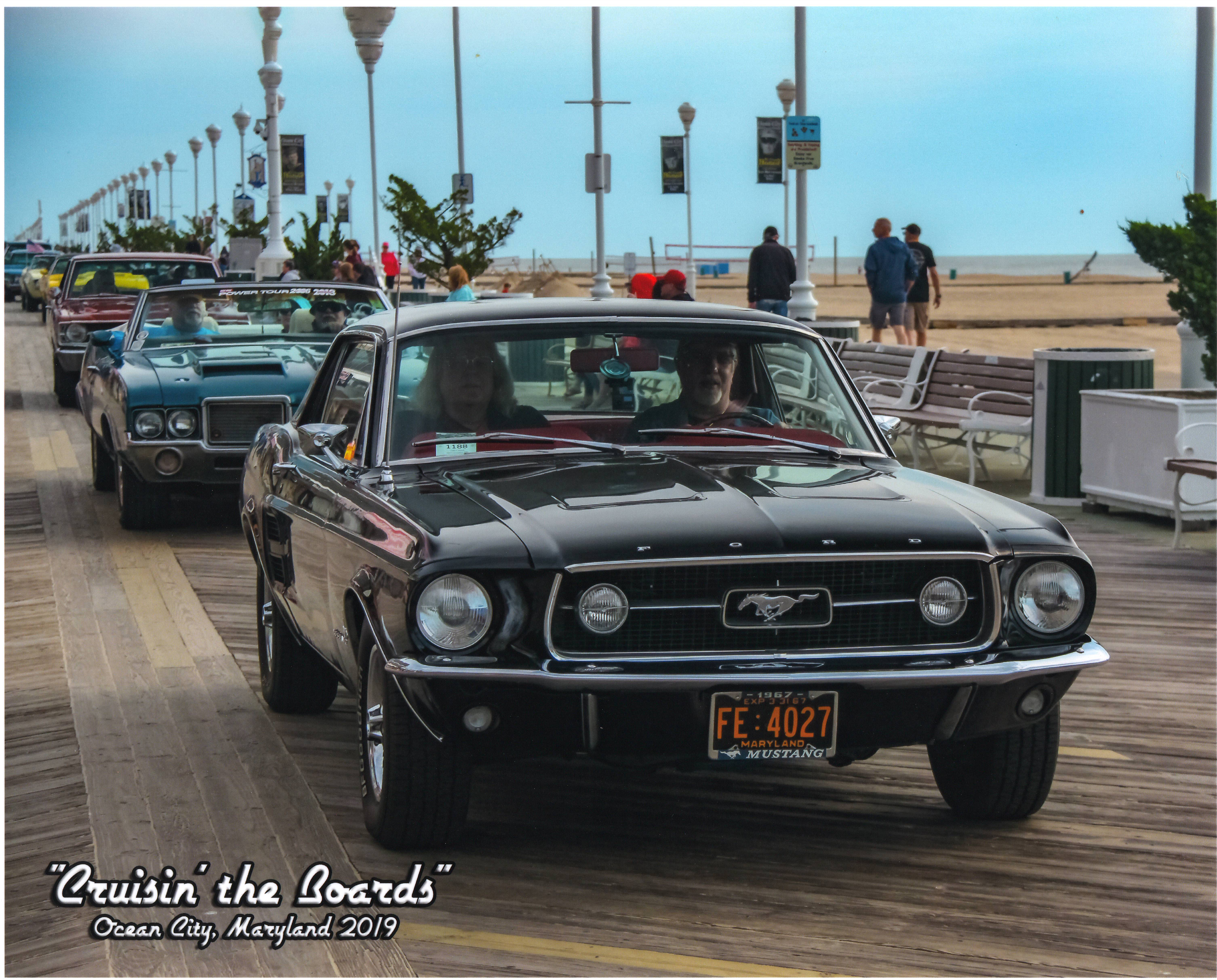 My car in the OC boardwalk parade